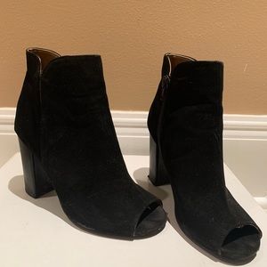 Qupid heel booties. Heel height: 3.5 inch